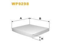 Filtre D'habitacle Standard Wix Filters Wp9298