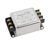 Filtre d'interférence d'alimentation 1 phase 2 étapes pour CW4L2 3A6A10A20ASR conçu pour minimiser les perturbations électromagnétiques (10 A)