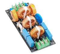 Filtre d'interférences électromagnétiques 220 V - Design à 4 étapes - Éliminateurs de bruit pour systèmes de cinéma maison - Filtre de suppression du bruit en mode commun
