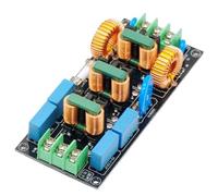 Filtre d'interférences électromagnétiques 220 V - Design à 4 étapes - Éliminateurs de bruit pour systèmes de cinéma maison - Filtre de suppression du bruit en mode commun