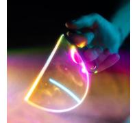 Filtre dioptrique à Main Half-Crack Photography Foreground Defocus Blur Glass Props Kaleidoscope Prism Camera Accessories