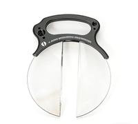 Filtre dioptrique divisé Centerfield, Filtre dioptrique divisé, Prisme en Verre d'objectif d'appareil Photo à Effet spécial 100 mm, avec Cadre en Aluminium, Ouverture Centrale, for photogra