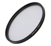 Filtre D'objectif à Effet de Traînée de 82 Mm, Filtre D'objectif à Effet de Lumière Variable Anamorphique Rotatif en Verre Optique étanche, Filtre Résistant à l'huile pour Caméra (Bande Bleue)