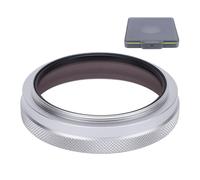 Filtre D'objectif D'appareil Photo Numérique, Verre Optique MCUV de Protection pour X100VI X100V pour Les Montagnes de la Mer (Silver)