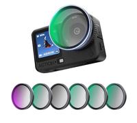 Filtre d'objectif d'appareil photo pour DJI Osmo Action 6, CPL Protection polarisante ND8/ND16/ND32/ND64/1/4 Black Mist Camera Filter Accessoires (ND8+ND16+ND32)