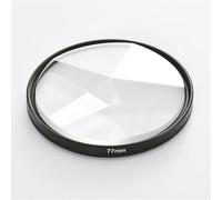 Filtre d'objectif d'appareil Photo, Prisme en Verre coloré 77mm, Prisme kaléidoscope Variable de sujets, Accessoires de Photographie d'appareil Photo(with 72 adpater)