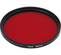 Filtre d'objectif de caméra de fil Plein verre optique rouge pour Nikon Lens62mm