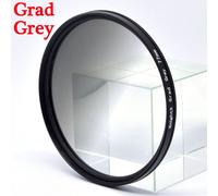 filtre d'objectif de caméra Macro pour canon et nikon,52mm,55mm,58mm,67mm,77mm,variable ND2 à ND400 ND1000 - Type Grad Grey-62mm