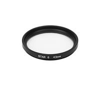 Filtre d'objectif Junestar Etoile 43mm pour Canon Nikon Sony Pentax Olympus Fujifilm