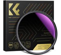 Filtre d'objectif K&F Concept 72 mm Soft GND8 (3 arrêts) à densité neutre graduée avec 28 revêtements multicouches pour objectif d'appareil photo
