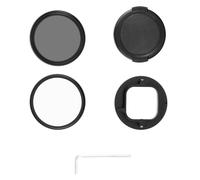 Filtre d'objectif ND2-ND400 de 52 mm à densité neutre réglable pour 12/11/10/9 noir avec adaptateur et protection d'objectif
