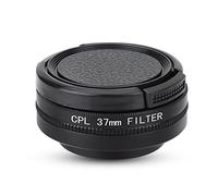 Filtre d'objectif polarisant Circulaire 37mm pour Yi 4k / 4k + / Lite + Anneau Adaptateur + Capuchon de