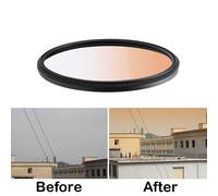 filtre d'objectif pour appareil photo DSLR,densité neutre 37/40.5/43/46/49/52/55/58/62/67MM 72/77/82mm,pour Canon,Nikon,Sony,accessoires - Type G Orange-43mm