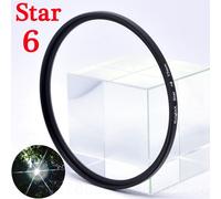 filtre d'objectif pour appareil photo,pour canon eos sony nikon 700d set 1200d 400d,49mm 52MM 55MM 58MM 62mm 67MM 77MM - Type Star 6X-77mm