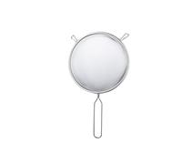 Filtre double oreille en acier inoxydable - Passoire de cuisine polyvalente pour frites, farine et lait de soja (20 cm)