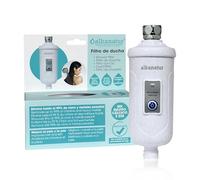 Filtre Douche Anti Calcaire 30000 L Shower Head Filter Sans Sulfite Calcique pour les Cheveux et la Peau Compatible avec Pommeau Robinet Certificat E226 Alkanatur