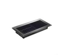 Filtre élastique pour grille d'aération de 10,2 x 25,4 cm, sac de collecte de poussière en maille réutilisable, design Walk-On pour la maison, le bureau, CVC, protection d'admission d'air (noir)
