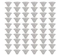 Filtre en acier inoxydable,60 Pièces Filtre à Tamis Conique, 16mm Écrans de bol en Maille, Écran en Acier Inoxydable Prédécoupé, Portable Écrans Réutilisables, pour Ménage, Industriel, Laboratoire