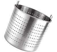 Filtre en Acier Inoxydable, Maille, Trou De Seau, Baril, Bassin De Vidange, Passoire De Grande Capacité, Passoires Alimentaires, Tamiseurs pour Friture, Pâtes, Fruits, Légumes, 49.5X30cm
