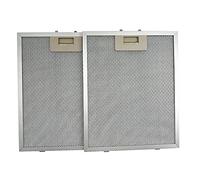 Filtre en aluminium compatible avec hotte aspirante CATA, Nodor 32 x 26 (2 unités) 2800905. Uniquement compatible avec cette marque et modèle !