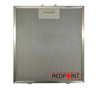 Filtre en aluminium pour hottes 278 x 303,5 x 8 mm. Adaptable : Best 08087557.