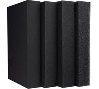 Filtre en coton biochimique pour aquarium - En mousse - Noir - Plusieurs tailles : 15, 25, 35, 50PPI (50 x 50 x 5 cm, 35 PPI)
