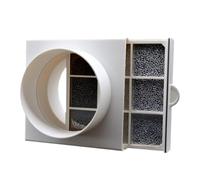 Filtre En Filet Éponge for Amélioration De La Qualité De L'air, Tailles De Conduits Personnalisables, Diamètre Du Système De Filtration(110mm)