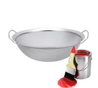 Filtre en maille fine - Sifter rond en maille d'acier inoxydable | Filtre entonnoir à miel | Sifter rond en acier inoxydable | Passoire de couleur fine avec poignée pour glace | Passoire Steêl Finê