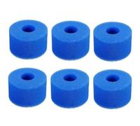 Filtre en Mousse À Cartouche Éponge, Éponge Filtrante Type S1, Cartouche De Filtre en Mousse Réutilisables Et Lavables pour Piscines Jardin Extérieur Aquariums(6pcs)