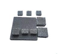 Filtre en mousse céramique de carbure de silicium poreux - Mousse de zircone for applications en métallurgie, fonderie et chimie 1 pièce(80mmx15mm)