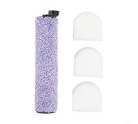 Filtre en mousse et brosse rouleau compatibles avec Shark WD101 WD201 pour aspirateur HydroVac XL 3 en 1 prenant en charge le nettoyage des surfaces dures des sols