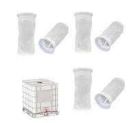 Filtre en Nylon, 6 Pièces Accessoires de Filtre de Réservoir IBC pour cuve eau de pluie 1000l avec robinet Filtre de recuperation,Filtre de Remplacement pour DN150 citerne récupérateur dEau, litres