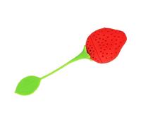 Filtre En Silicone Pour Feuilles De Thé, En Forme De Fraise, Infuseur À Herbes Et Épices, Pour Service À Thé