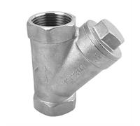 Filtre En Y À Filetage Femelle BSPT 1/2", 3/4", 1", 1-1/4", 1-1/2", 2", 1 Pièce, Vanne De Filtre En Y En Acier Inoxydable 201, Filtre À Eau For Canalisation(1/2")