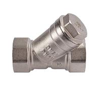 Filtre en Y à tamis en laiton nickelé 3/4″ Gaz F/F - ALGI EQUIPEMENT - 07726431