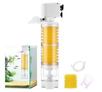 Filtre éponge efficace pour aquarium - Filtre d'aquarium silencieux | Parfait pour l'eau douce, l'eau salée, les crevettes, les bêta et les aquariums à frire 40-80 cm