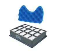 Filtre éponge filtre Compatible for Samsung DJ97-00492A série SC6520 SC6530 | Ensemble combiné d'éponge HEPA, kit de rechange de filtration en plastique durable pour l'entretien du vide de cylindre