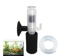 Filtre éponge pour aquarium Airlift inversé anti-adsorption | Kit De Filtre En Mousse Compact Pour Bac À Poissons Décomposer Les Déchets Intercepter Les Impuretés Élevage D'Alevins Betta