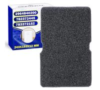 Filtre Éponge pour Sèche Linge 243x153x12 mm avec le Code Original 2964840200 pour Beko pour Blomberg - MONTERAL