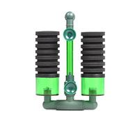 Filtre Eponge Super Biochimique Pompe à Air Pour Aquarium Bio Double Tête Avec Ventouse Pour L'équipement Réservoir Poissons ( QS-100A )