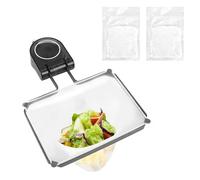 Filtre Evier Cuisine Avec Ventouse Et 200 Filtres, Crépine d'Évier Pliable, Crépine d'Évier Et Porte-Chiffon 2 En 1 Pour La Collecte Des Déchets De Cuisine
