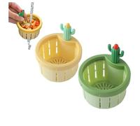 Filtre Évier Cuisine Cactus, Crépine Évier Anti-Obstruction avec Vidange Automatique, BouchonÉvier Design Universel en ABS, Panier Filtre Résidus Alimentaires pourÉvier et Égout (2 Pcs, A)