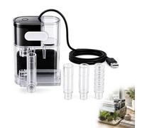 Filtre extérieur aquarium compact et efficace avec ajustement à 3 niveaux pour aquariums jusqu’à 20L - Débit de 160 LPH et consommation énergétique de 3W-Adapté aux environnements sensibles aquatiques