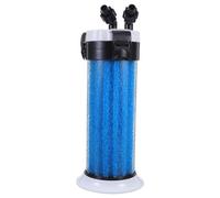 Filtre Externe pour Aquarium Silencieux, Pompe de Filtration, Bleu ABS | Système Externe, Filtration Physique Chimique Biologique, Eau Douce et Marine, Oxygénation Intégrée, Usage Bureau