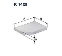 Filtre FILTRON K 1425, air intérieur pour ALPINA, BMW