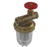 Filtre fioul une conduite avec robinet FF3/8"- OVENTROP - 2123103+2127700