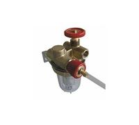 Oventrop Filtre à fioul recyclage FF 3/8 avec robinet et tamis nickel 2122103+2127600