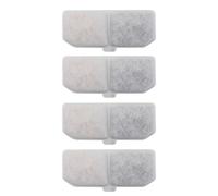 Filtre Fontaine Chat - 4.13 Pouces Remplacement FiłtreEau Animaux | Charbon Actif FiĺtrePP Résine Échangeuse Ions 4/10 Pièces pour Eau Propre Élimine Odeurs Impuretés pour Chat Et Chien
