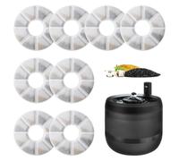 Filtre Fontaine Eau Chat 8pcs, Filtre Fontaine Chat pour Philips PAW3210/02, Filtre de Remplacement Multicouche en Charbon Actif, CE(PAW0010/01)