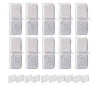 Filtre Fontaine Eau Chat, pour 20 Filtre Fontaine Eau Chat Catit, contient 10 éléments Filtrants et 10 éponges Filtrantes, Filtre Fontaine Chat, Filtre avec résine activée Filtre Fontaine a Eau Chat